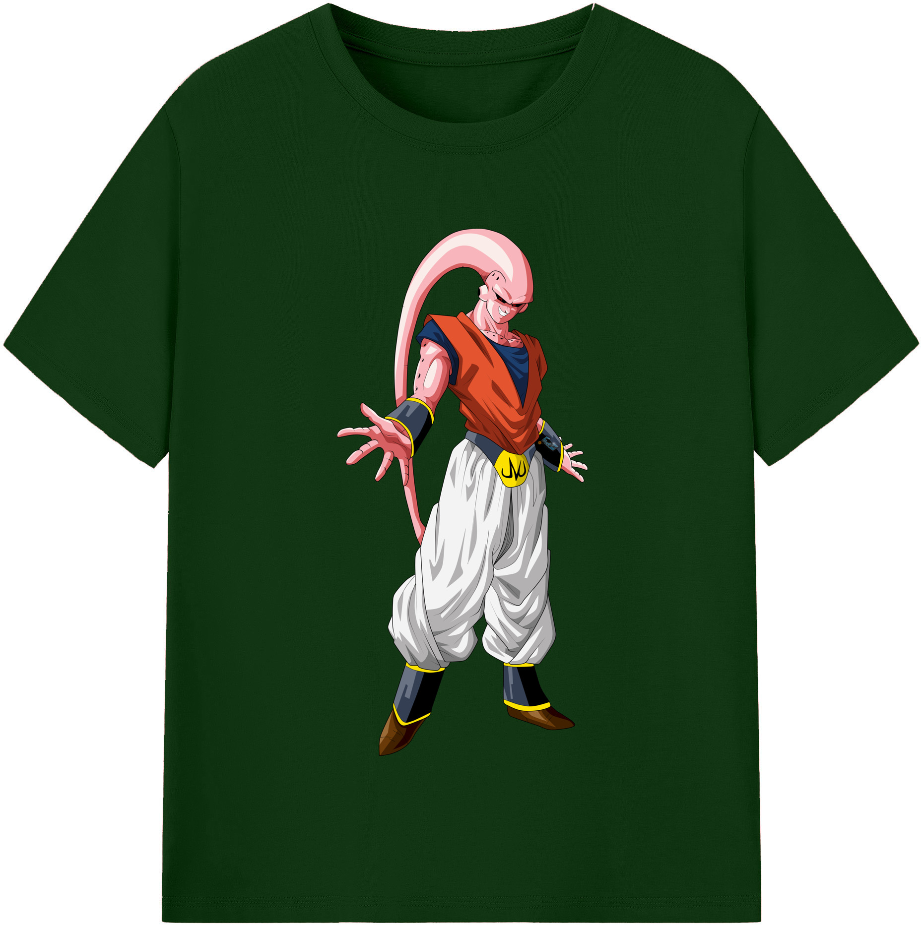 （画像用） ドラゴンボール 魔人ブウ DRAGON BALL Majin Buu 綿100％半袖Tシャツ（フロントプリント）